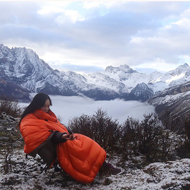 Wearable Down Quilt Sleeping Bag-1